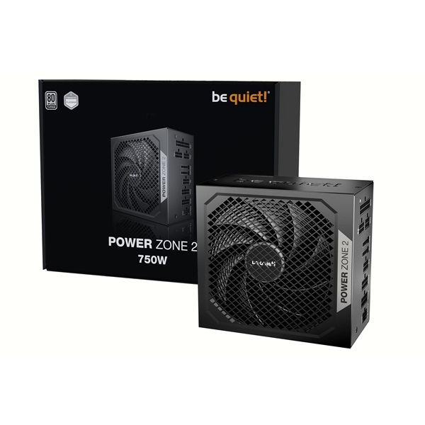 Be Quiet! Power Zone 2 750W 80+ Platinum ventillátorral moduláris tápegység