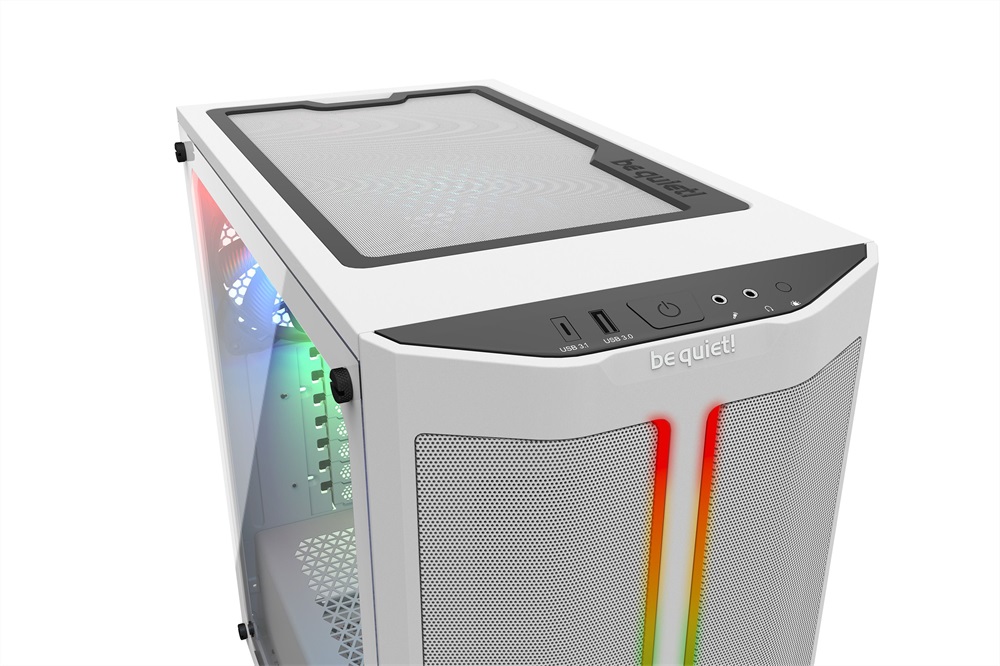 Be Quiet! Pure Base 500DX fehér (táp nélküli) ablakos ATX ház