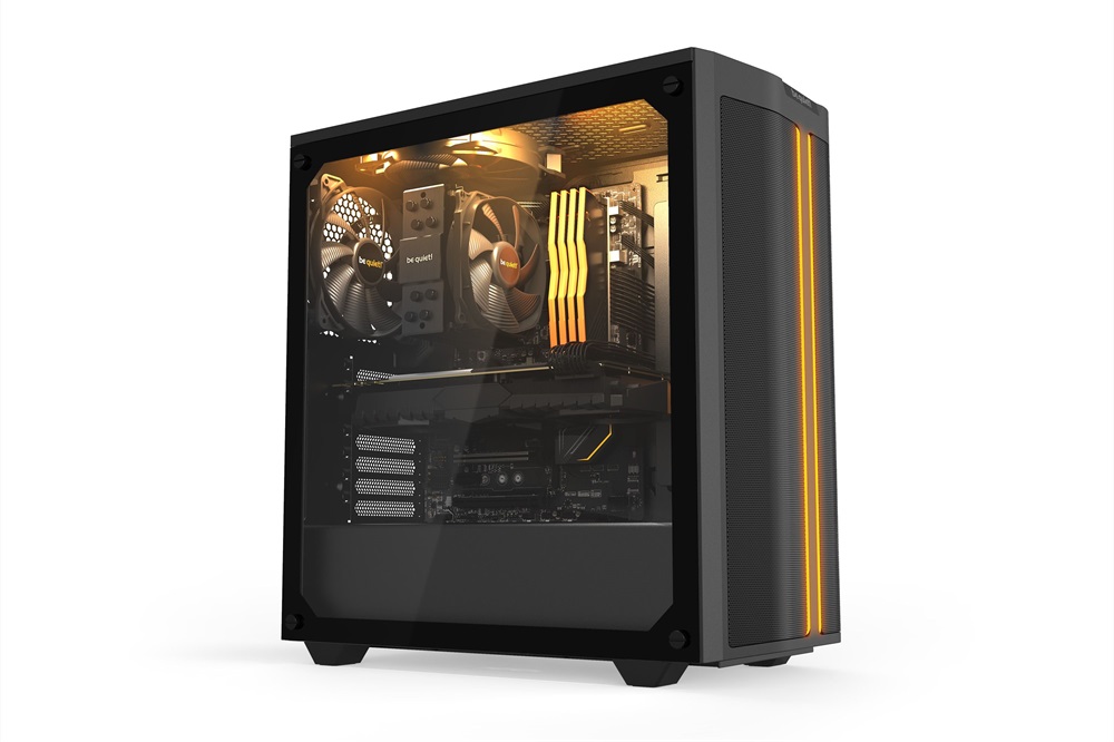 Be Quiet! Pure Base 500DX fekete (táp nélküli) ablakos ATX ház