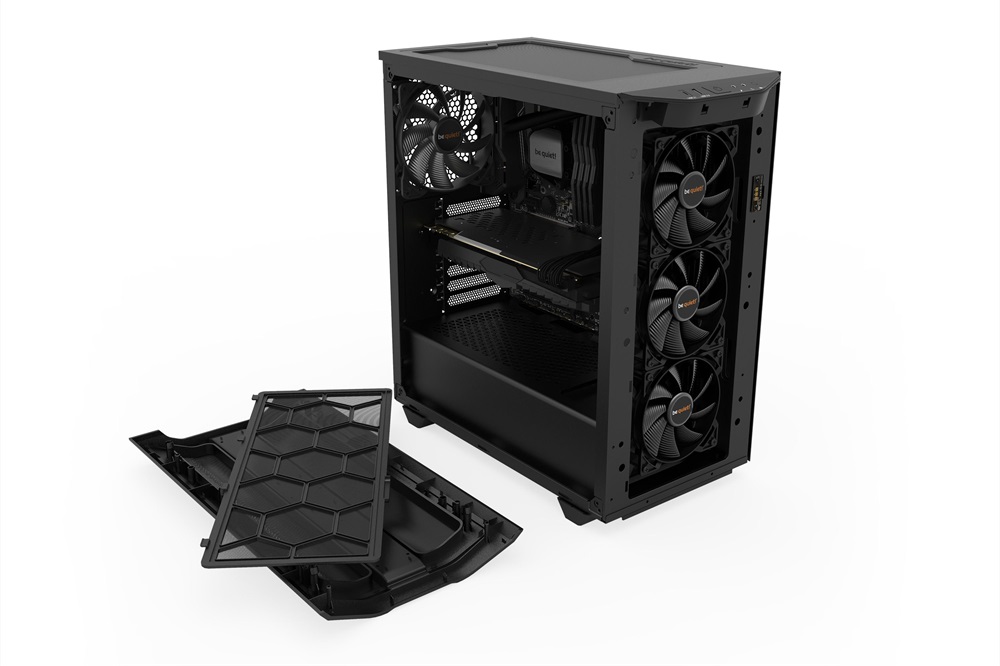 Be Quiet! Pure Base 500DX fekete (táp nélküli) ablakos ATX ház