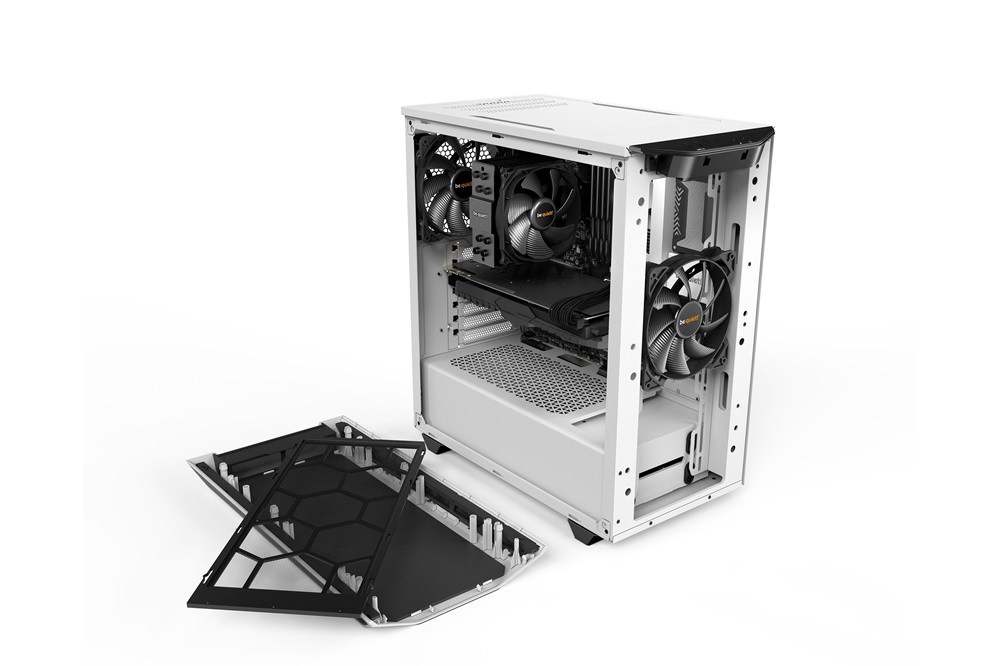 Be Quiet! Pure Base 500 fehér (táp nélküli) ATX ház