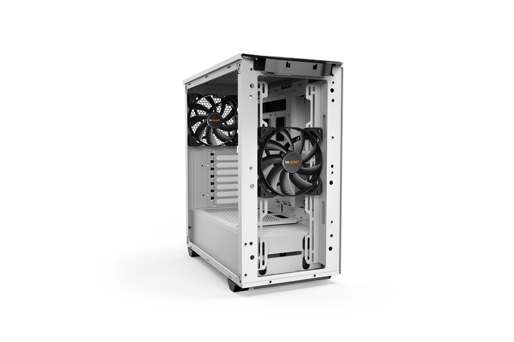 Be Quiet! Pure Base 500 fehér (táp nélküli) ablakos ATX ház