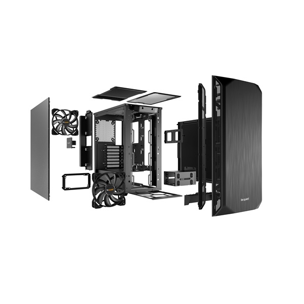 Be Quiet! Pure Base 500 fekete (táp nélküli) ATX ház