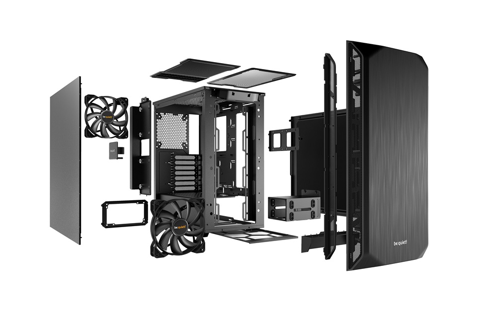 Be Quiet! Pure Base 500 fekete (táp nélküli) ATX ház