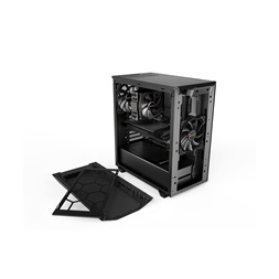 Be Quiet! Pure Base 500 fekete (táp nélküli) ablakos ATX ház