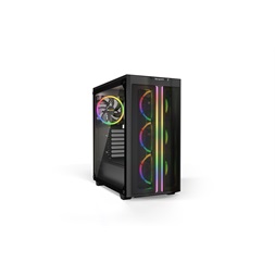 Be Quiet! Pure Base 500 fekete (táp nélküli) ablakos ATX ház