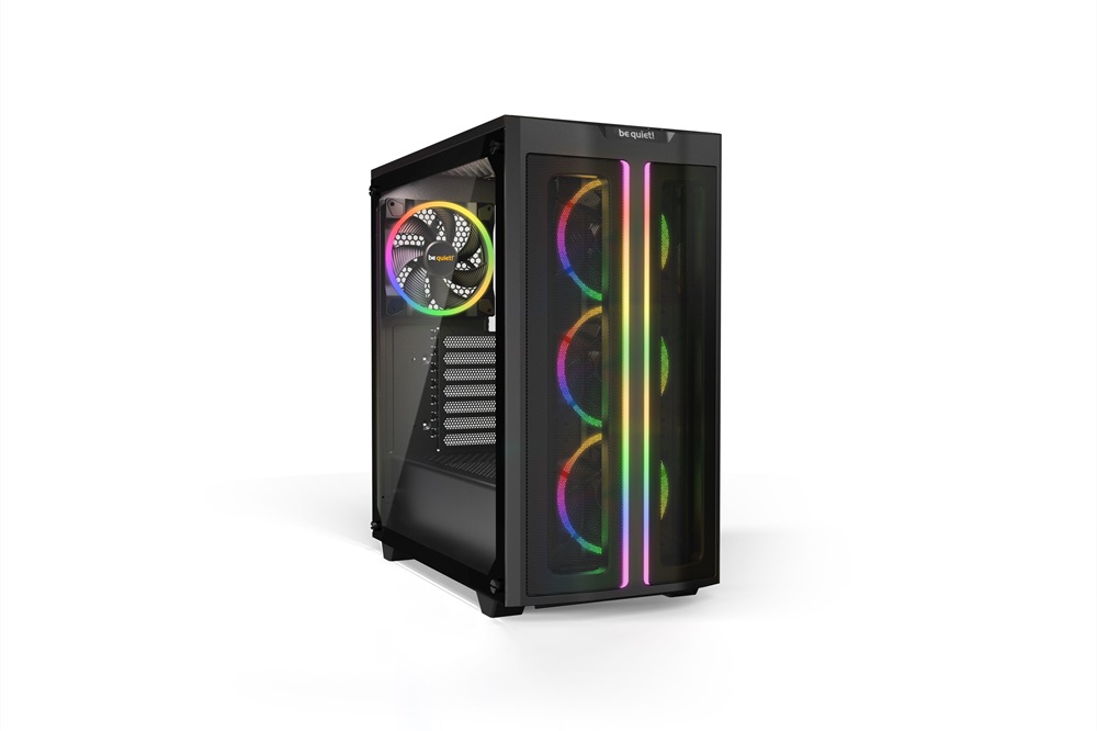 Be Quiet! Pure Base 500 fekete (táp nélküli) ablakos ATX ház
