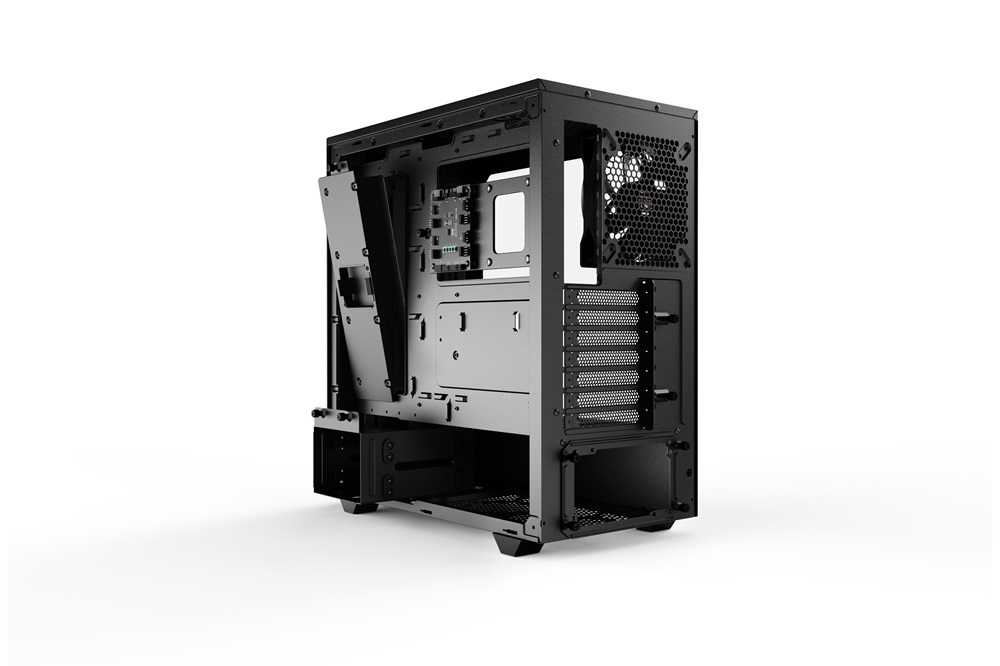 Be Quiet! Pure Base 500 fekete (táp nélküli) ablakos ATX ház