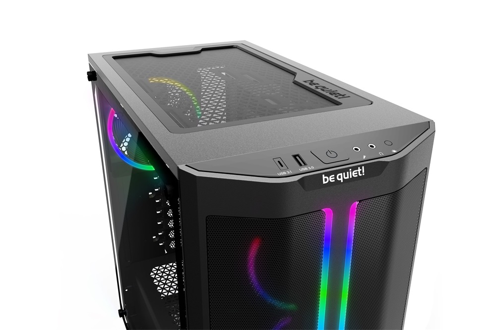 Be Quiet! Pure Base 500 fekete (táp nélküli) ablakos ATX ház