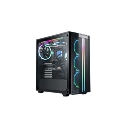 Be Quiet! Pure Base 500 fekete (táp nélküli) ablakos ATX ház