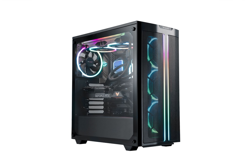 Be Quiet! Pure Base 500 fekete (táp nélküli) ablakos ATX ház