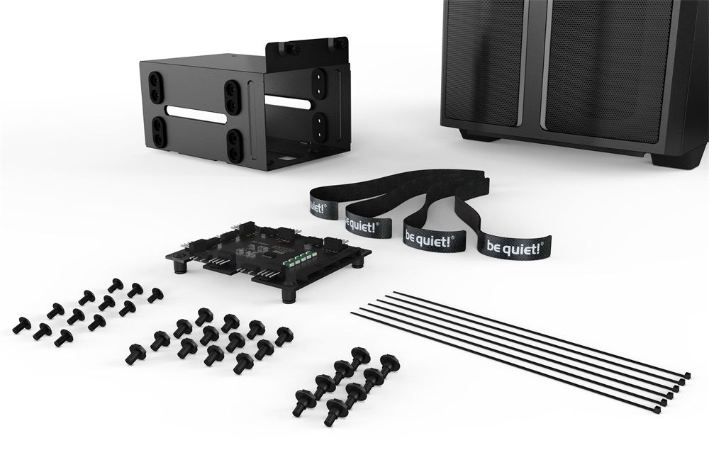 Be Quiet! Pure Base 500 fekete (táp nélküli) ablakos ATX ház