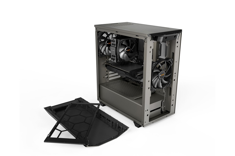 Be Quiet! Pure Base 500 szürke (táp nélküli) ATX ház