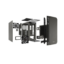 Be Quiet! Pure Base 500 szürke (táp nélküli) ATX ház