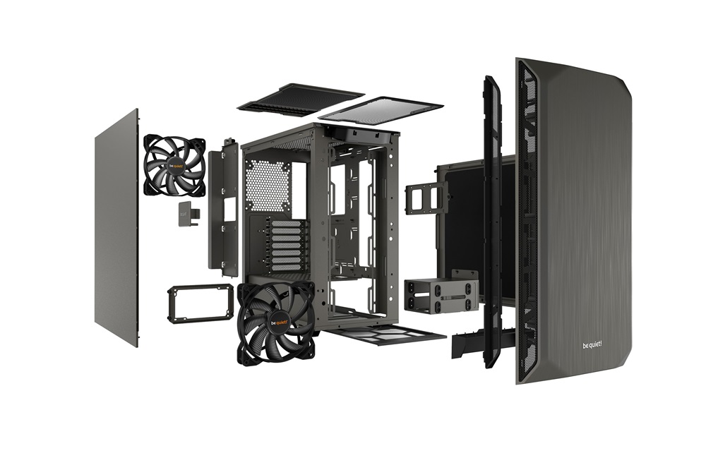 Be Quiet! Pure Base 500 szürke (táp nélküli) ATX ház