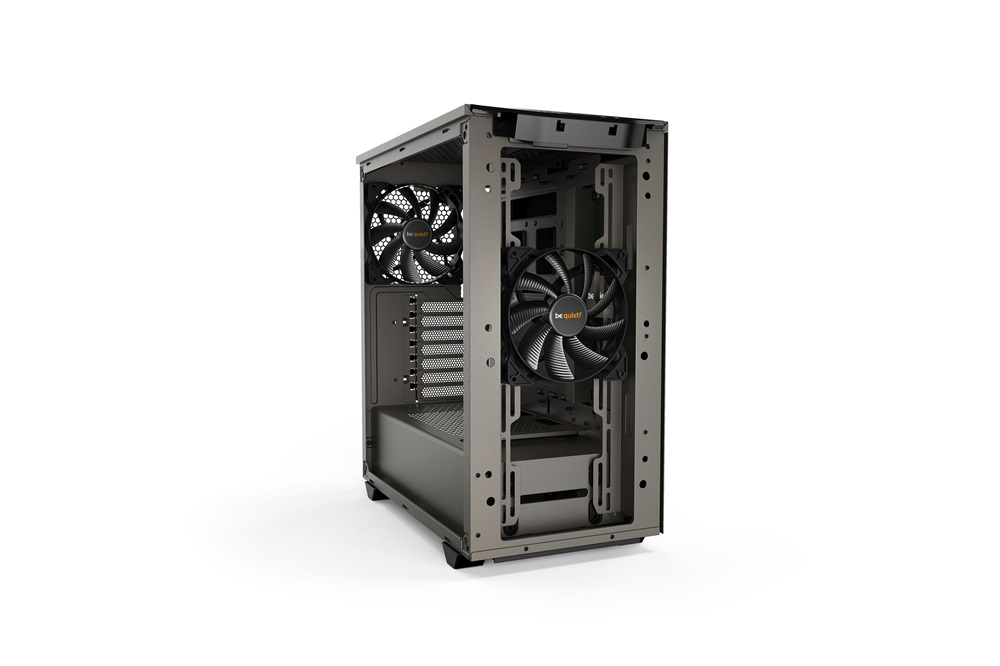 Be Quiet! Pure Base 500 szürke (táp nélküli) ablakos ATX ház