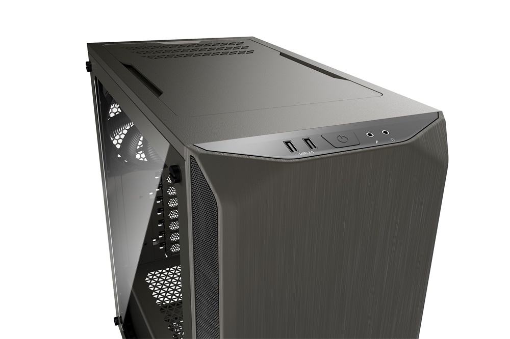 Be Quiet! Pure Base 500 szürke (táp nélküli) ablakos ATX ház