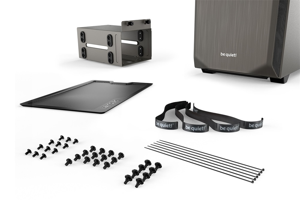Be Quiet! Pure Base 500 szürke (táp nélküli) ablakos ATX ház