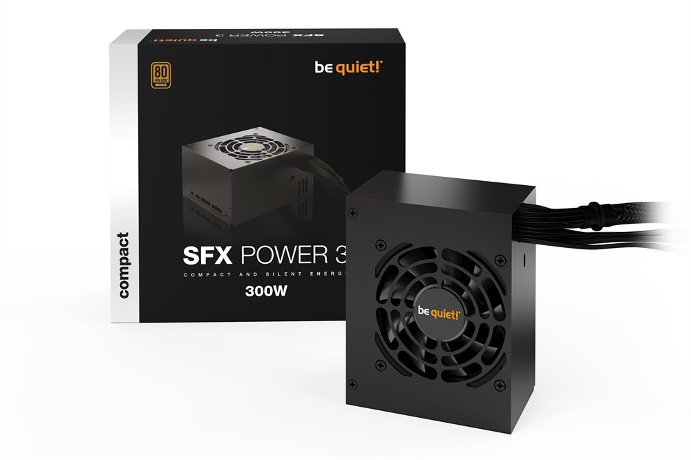 Be Quiet! SFX POWER 3 300W 80+ Bronze ventillátorral dobozos tápegység