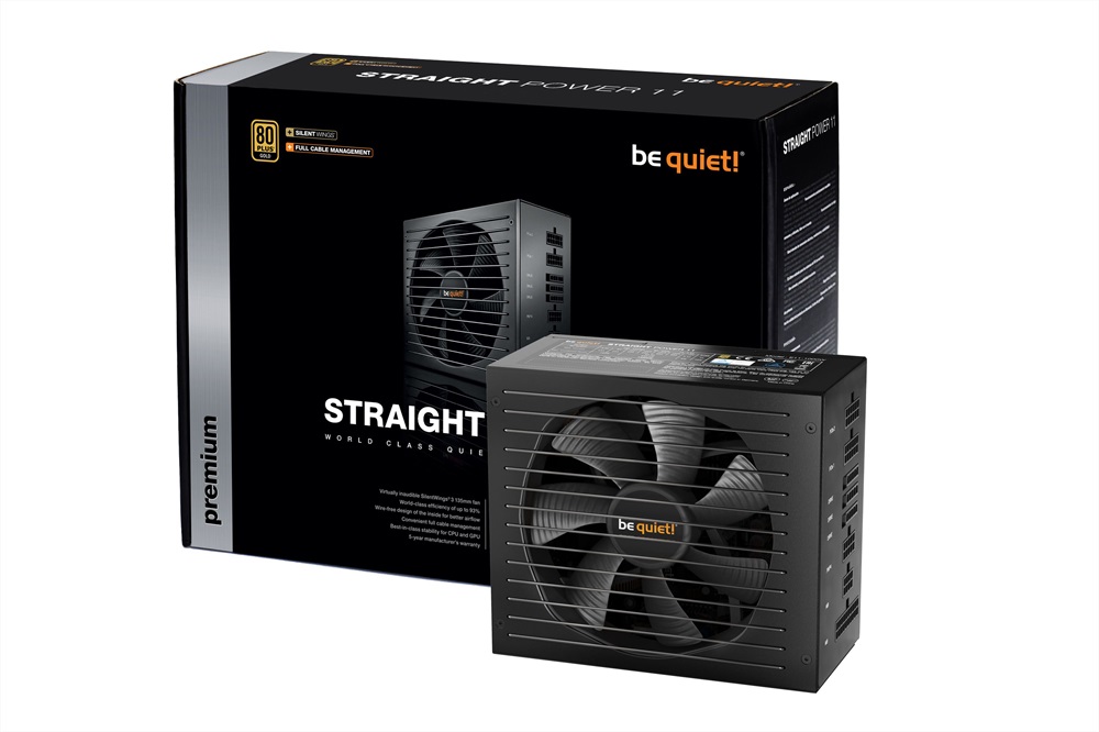 Be Quiet! STRAIGHT POWER 11 450W 80+ Gold ventillátorral dobozos tápegység