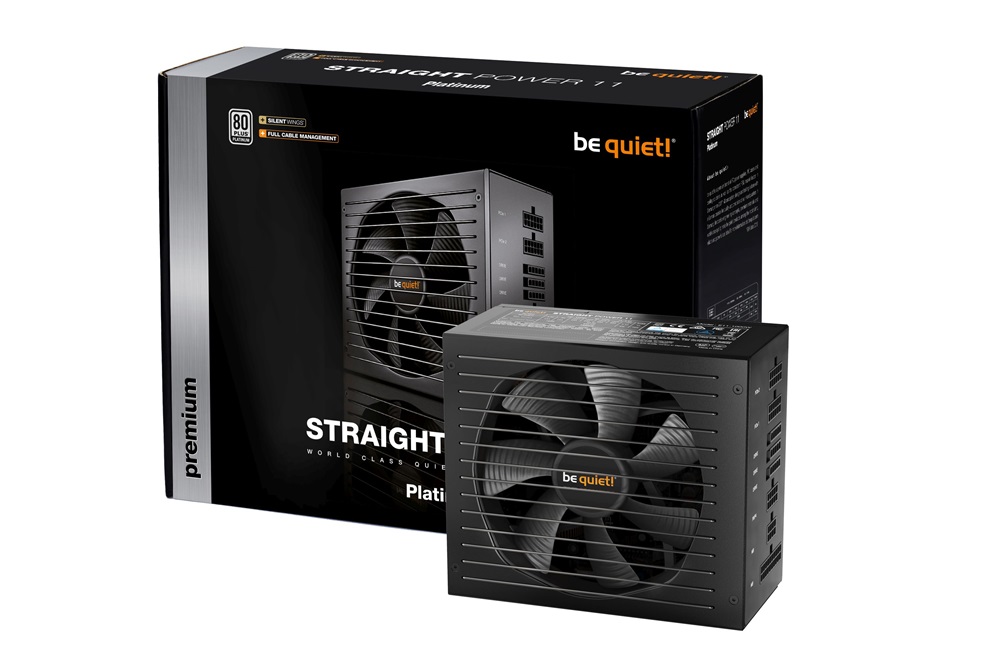 Be Quiet! STRAIGHT POWER 11 550W 80+ Platinum ventillátorral dobozos tápegység