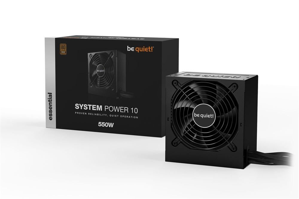 Be Quiet! SYSTEM POWER 10 550W 80+ Bronze ventillátorral dobozos tápegység