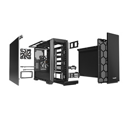 Be Quiet! Silent Base 601 fekete/ezüst (táp nélküli) ATX ház