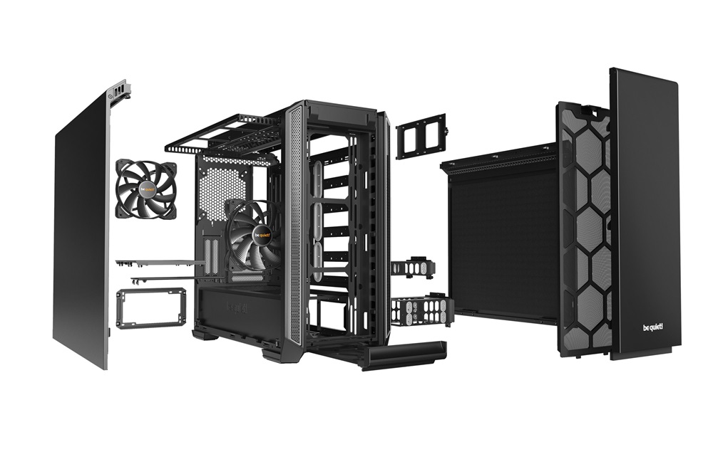 Be Quiet! Silent Base 601 fekete/ezüst (táp nélküli) ATX ház