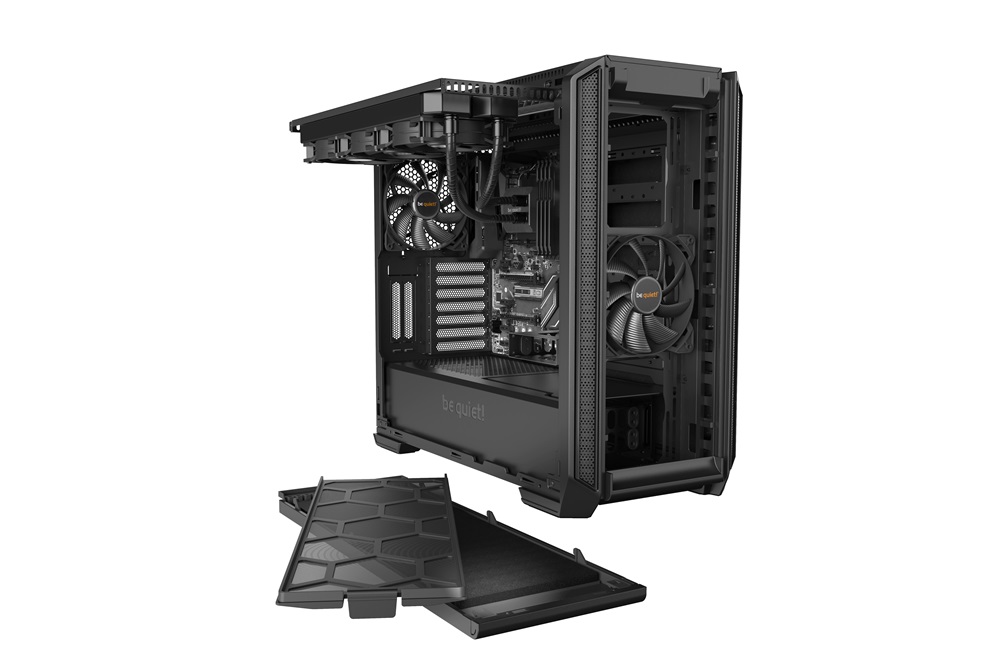 Be Quiet! Silent Base 601 fekete (táp nélküli) ATX ház