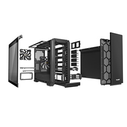 Be Quiet! Silent Base 601 fekete (táp nélküli) ablakos ATX ház