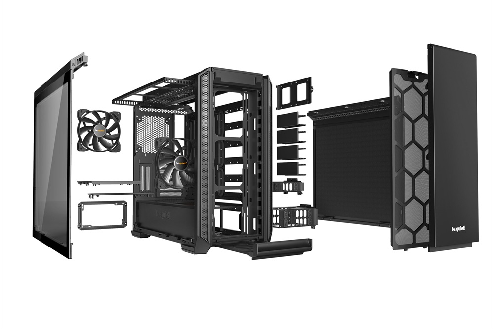 Be Quiet! Silent Base 601 fekete (táp nélküli) ablakos ATX ház
