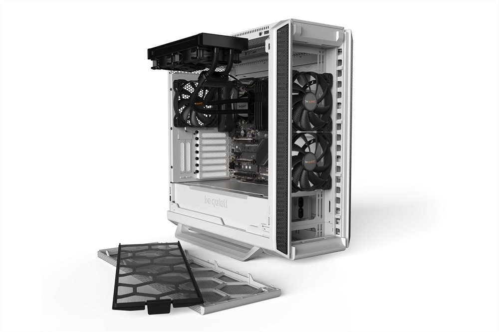 Be Quiet! Silent Base 802 fehér (táp nélküli) ablakos ATX ház