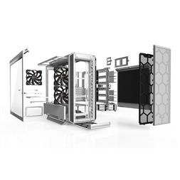 Be Quiet! Silent Base 802 fehér (táp nélküli) ablakos ATX ház