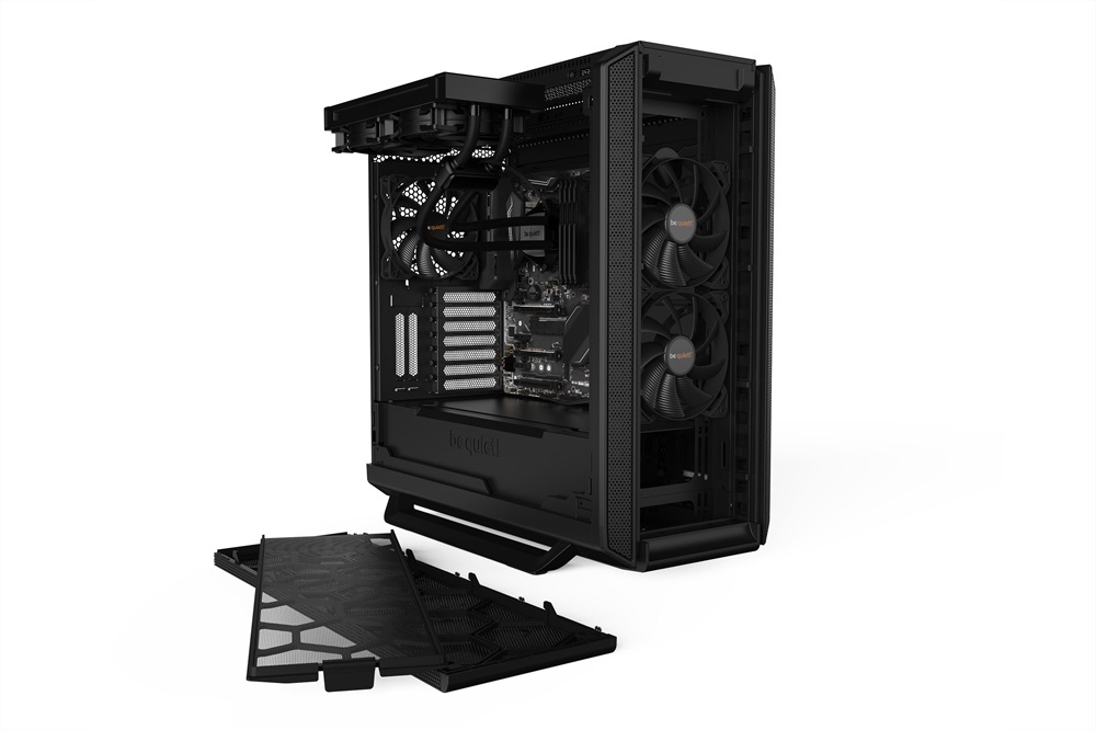 Be Quiet! Silent Base 802 fekete (táp nélküli) ATX ház
