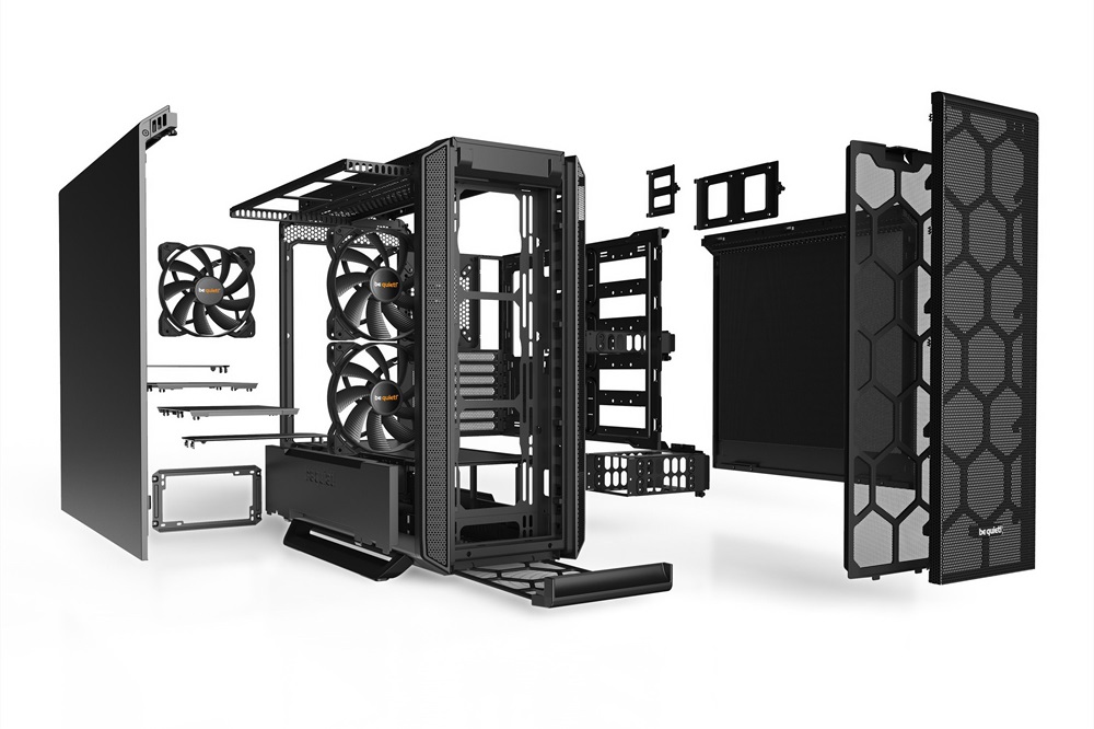Be Quiet! Silent Base 802 fekete (táp nélküli) ATX ház