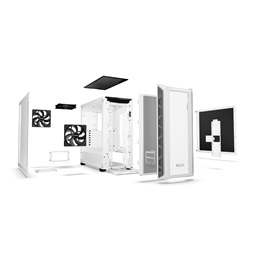 Be Quiet! Számítógépház - Shadow Base 800 DX White (ATX, edzett üveg oldallap, fehér)