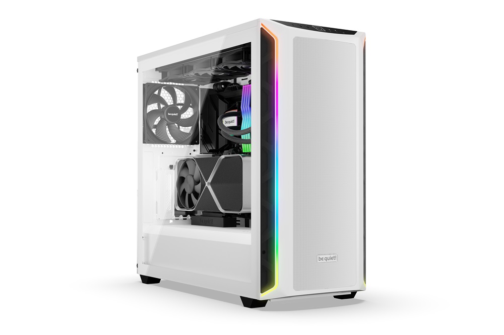 Be Quiet! Számítógépház - Shadow Base 800 DX White (ATX, edzett üveg oldallap, fehér)