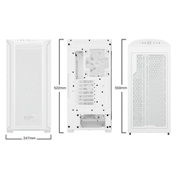 Be Quiet! Számítógépház - Shadow Base 800 FX White (ATX, edzett üveg oldallap, fehér)