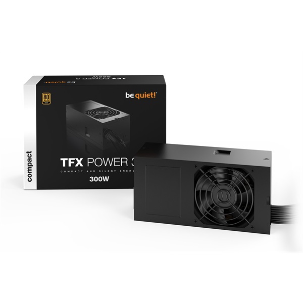 Be Quiet! TFX POWER 3 300W 80+ Gold ventillátorral dobozos tápegység