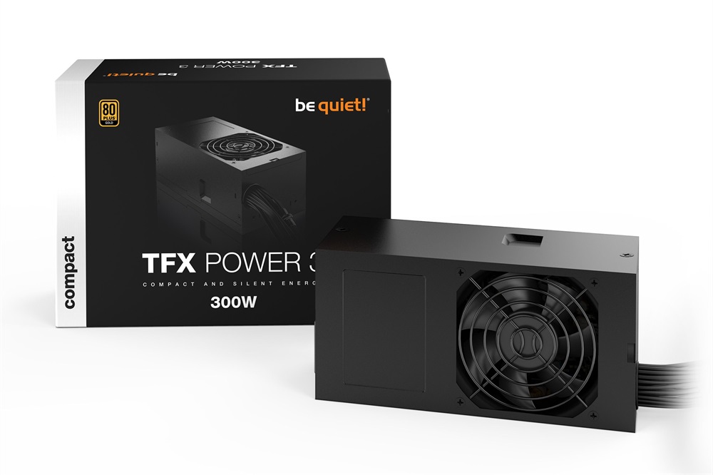 Be Quiet! TFX POWER 3 300W 80+ Gold ventillátorral dobozos tápegység