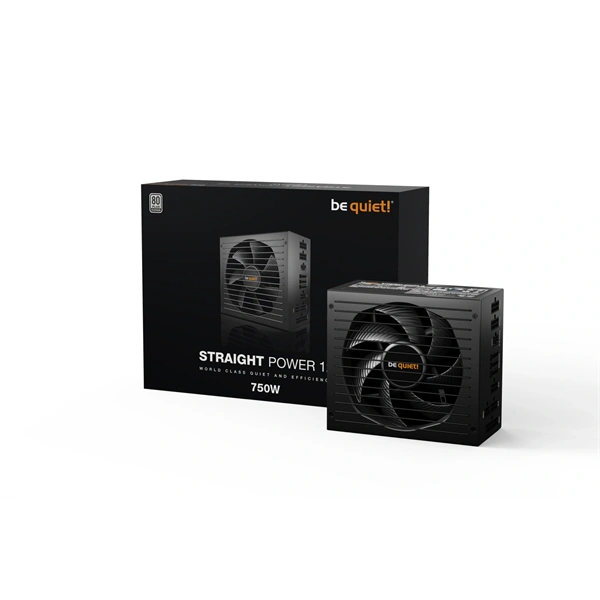 Be Quiet! Tápegység 750W - STRAIGHT POWER 12 Platinum (80+ Platinum, ATX3.0, moduláris, fekete)