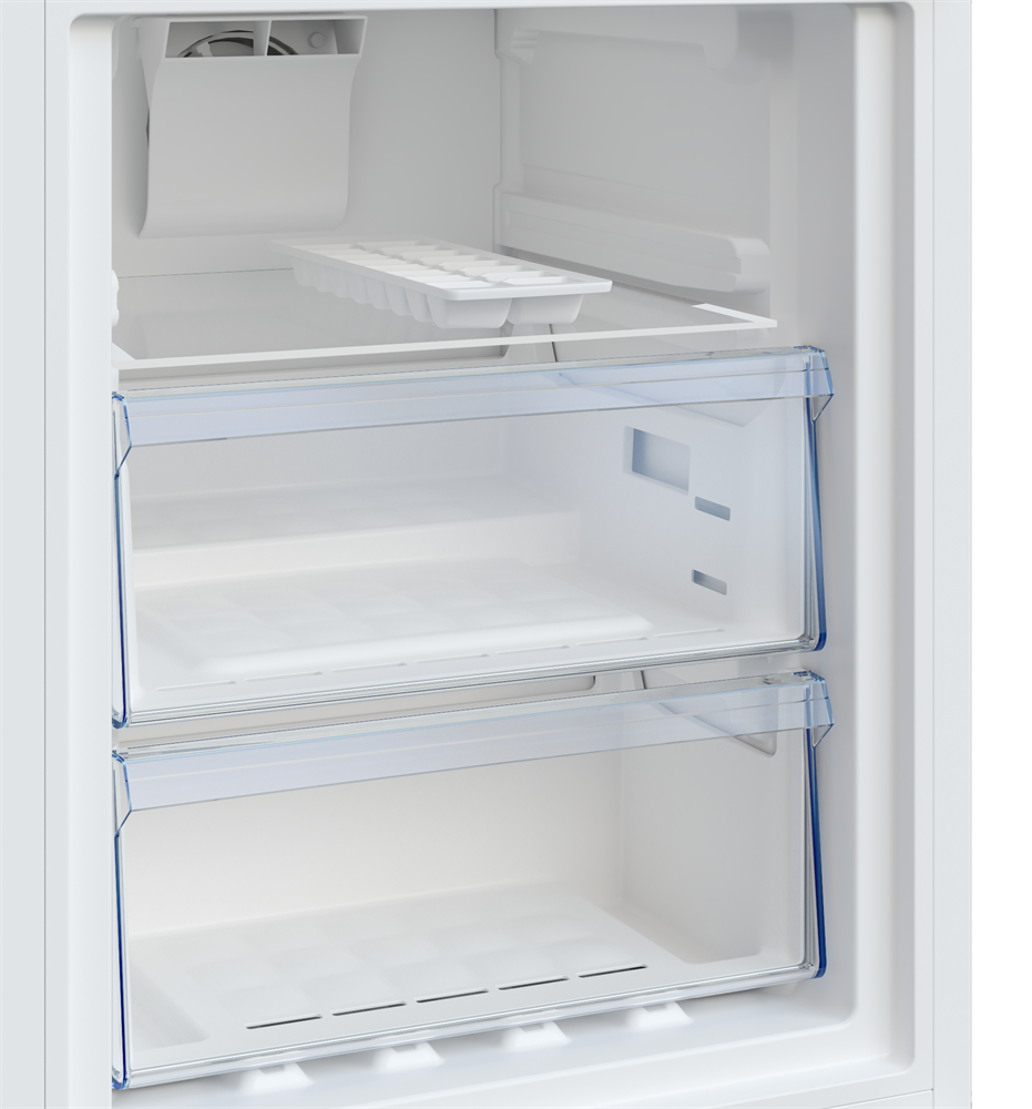Beko B1RCNA344S ezüst, alulfagyasztós, Hűtő:209L, Fagyasztó:92L, No frost hűtőszekrény
