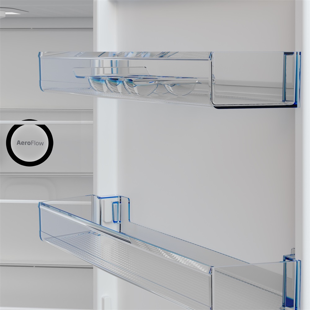 Beko B1RCNA344W fehér, alulfagyasztós, Hűtő:208L, Fagyasztó:96L, No frost hűtőszekrény