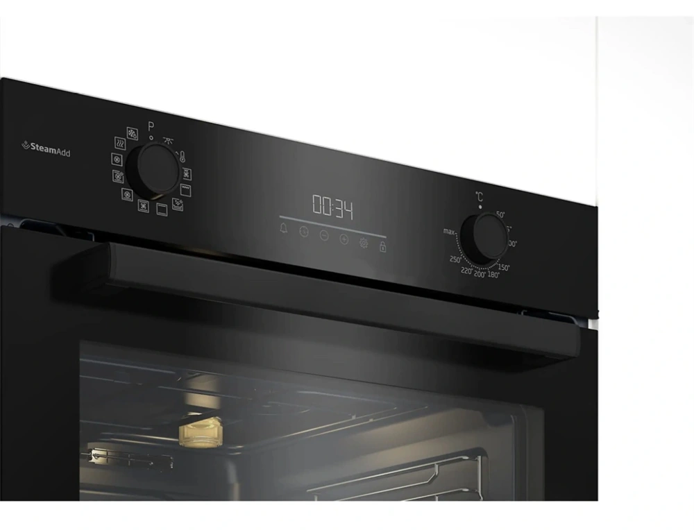 Beko BBIS17300BCS fekete, beépíthető, sütőtér: 72L, légkeverés, sütő (Újszerű)