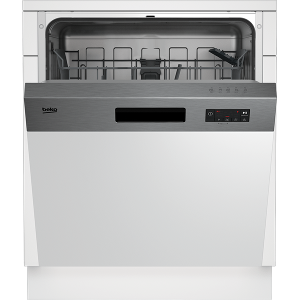 Beko BDSN153E3X beépíthető 13 terítékes mosogatógép