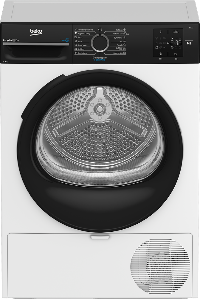 Beko BM3T37239WBB fehér, 7 kg, hőszivattyús, szárítógép (Újszerű)