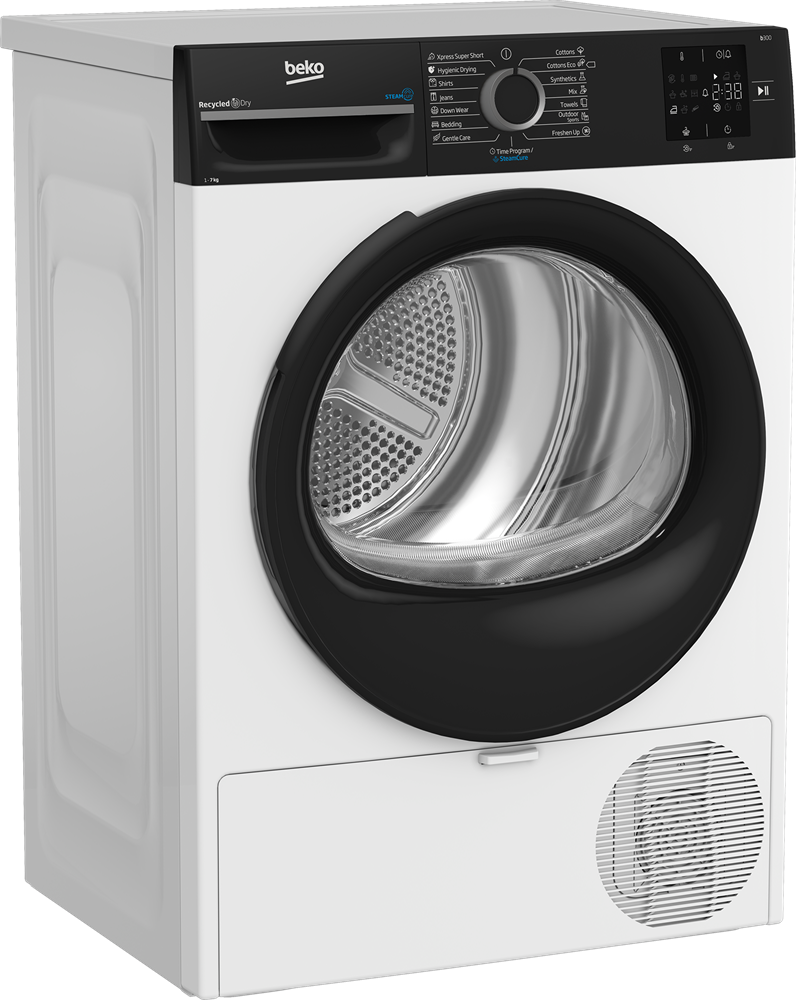 Beko BM3T37239WBB fehér, 7 kg, hőszivattyús, szárítógép (Újszerű)