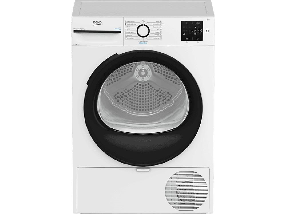 Beko BM3T37239WB fehér, 7 kg, hőszivattyús, szárítógép