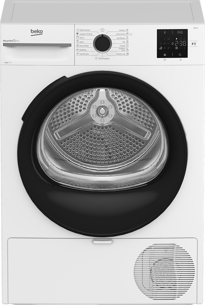 Beko BM3T38230W fehér, 8 kg, hőszivattyús, szárítógép