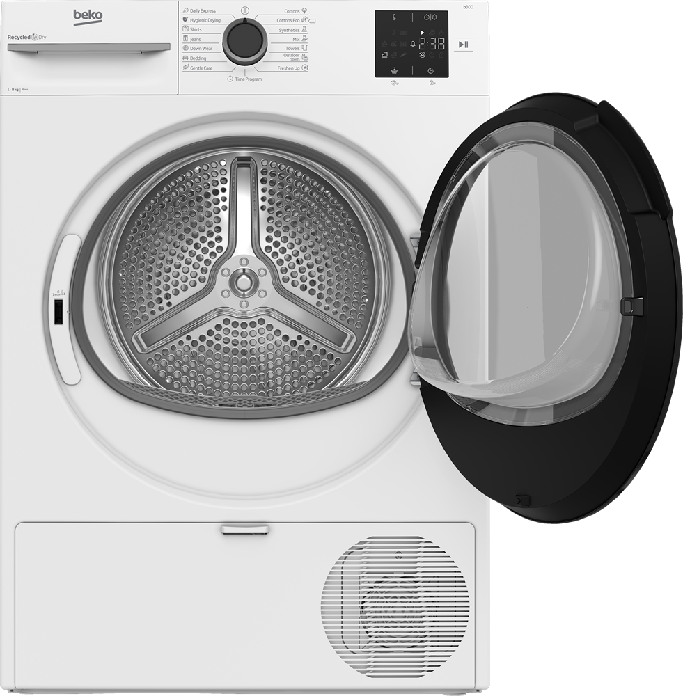 Beko BM3T38230W fehér, 8 kg, hőszivattyús, szárítógép